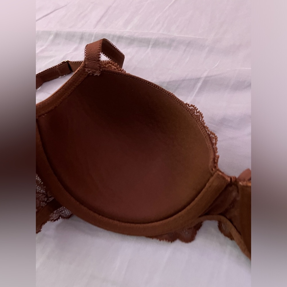 Victoria’s Secret | New | Dream Angels | Lined Demi Brown 32C Bra - Picture 3 of 10